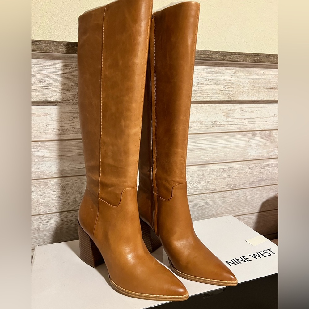 BRAND NEW| NEVER WORN| NINE WEST KNEE BOOTS|